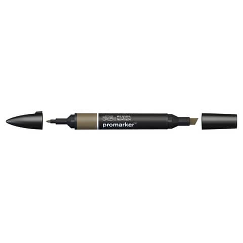 Pennarello Winsor&Newton Promarker doppia punta fine-larga - warm grey 6 WG6 - 0203373